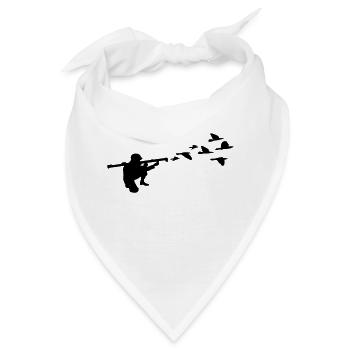 freie fliegende Vögel Bazooka Soldat - Bandana - Weiß - Vorne
