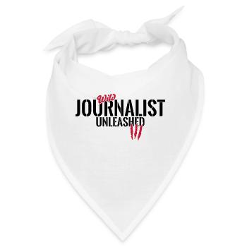 Wilder Journalist entfesselt - Bandana - Weiß - Vorne