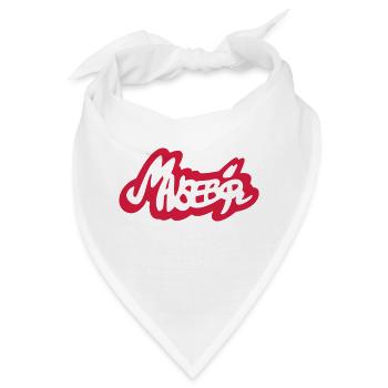 Mausebär 1f - Bandana - Weiß - Vorne