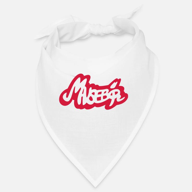 Mausebär 1f - Bandana - Weiß