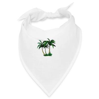 palms - Bandana - Weiß - Vorne
