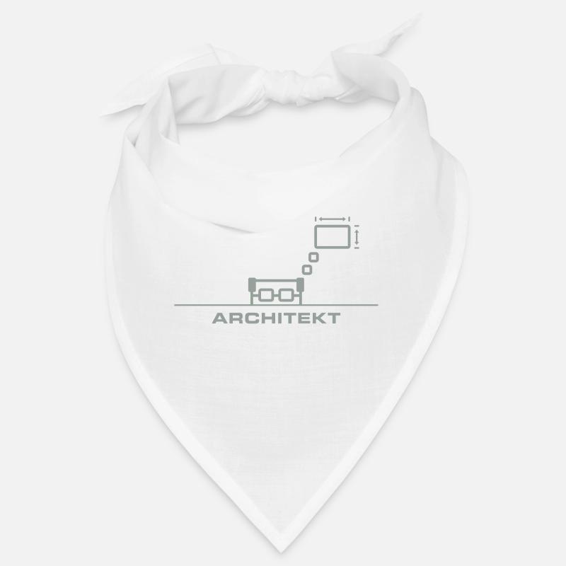 Architecte - Bandana - blanc