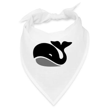 Wal - Bandana - Weiß - Vorne
