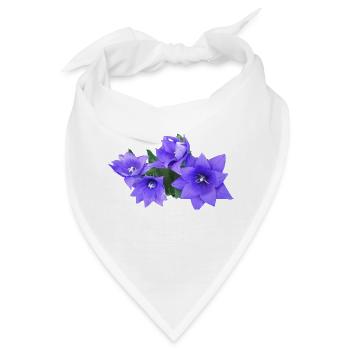 flowers lilies tulips orchids sunflower dahlia ger - Bandana - Weiß - Vorne