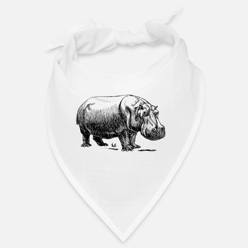 Nilpferd Bandana