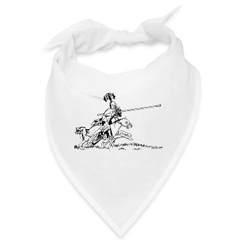 knight ritter sword schwert armor7 - Bandana - Weiß - Vorne