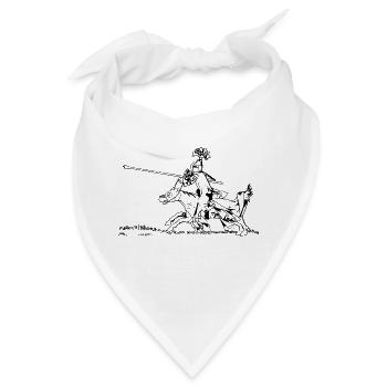 knight ritter sword schwert armor8 - Bandana - Weiß - Vorne