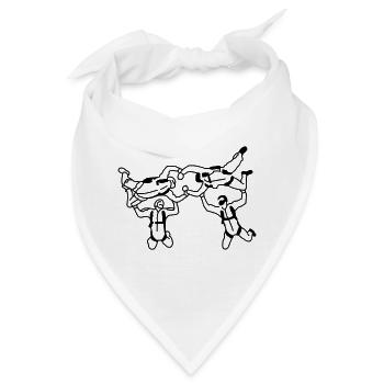 Skydiving - Bandana - Weiß - Vorne