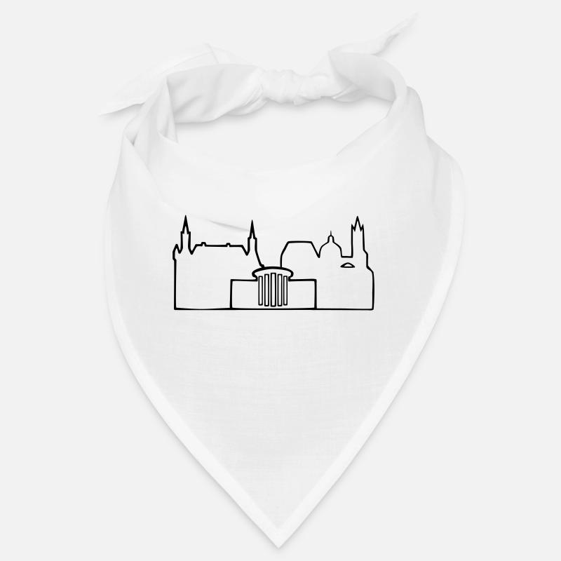 Skyline Aachen Bandana