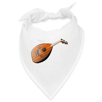 Mandoline - Bandana - Weiß - Vorne