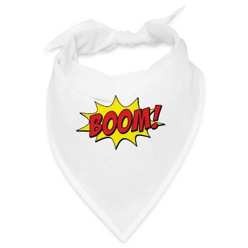 Boom! - Bandana - Weiß - Vorne