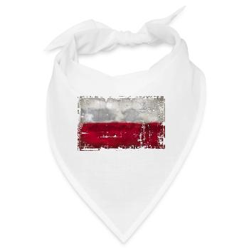 Poland - Polen - Bandana - Weiß - Vorne