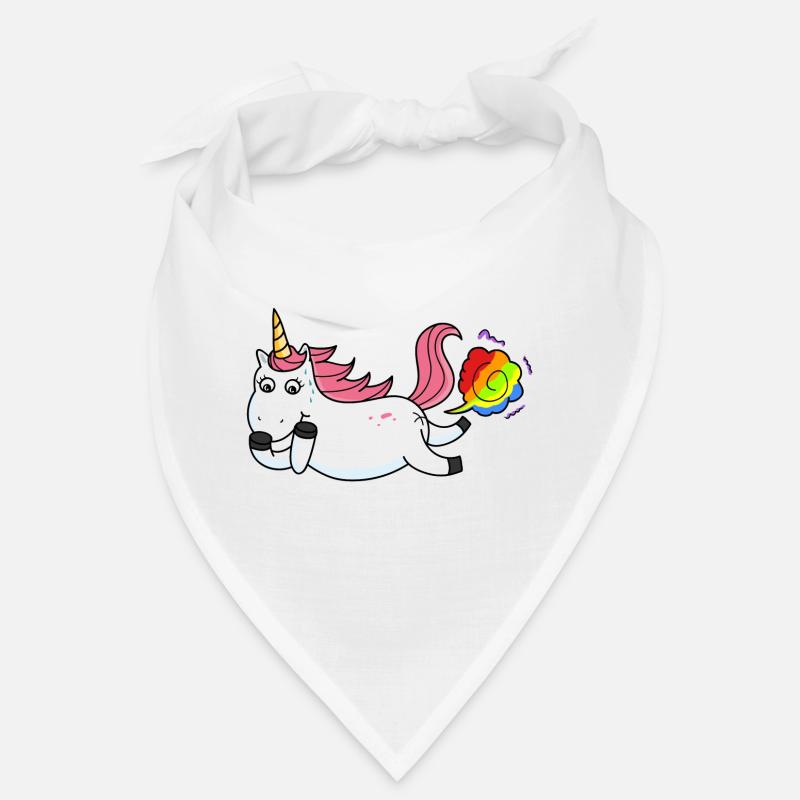 Furzendes Einhorn Regenbogen Bandana
