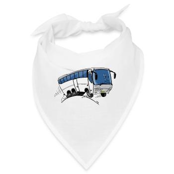 0710 Bus - Bandana - Weiß - Vorne