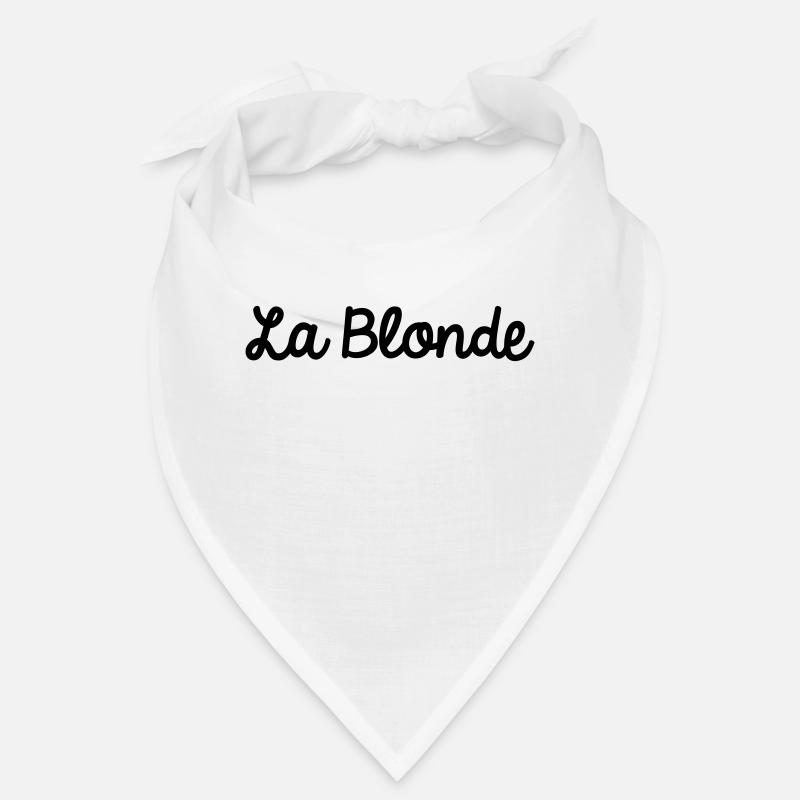 La Blonde - Bandana - blanc