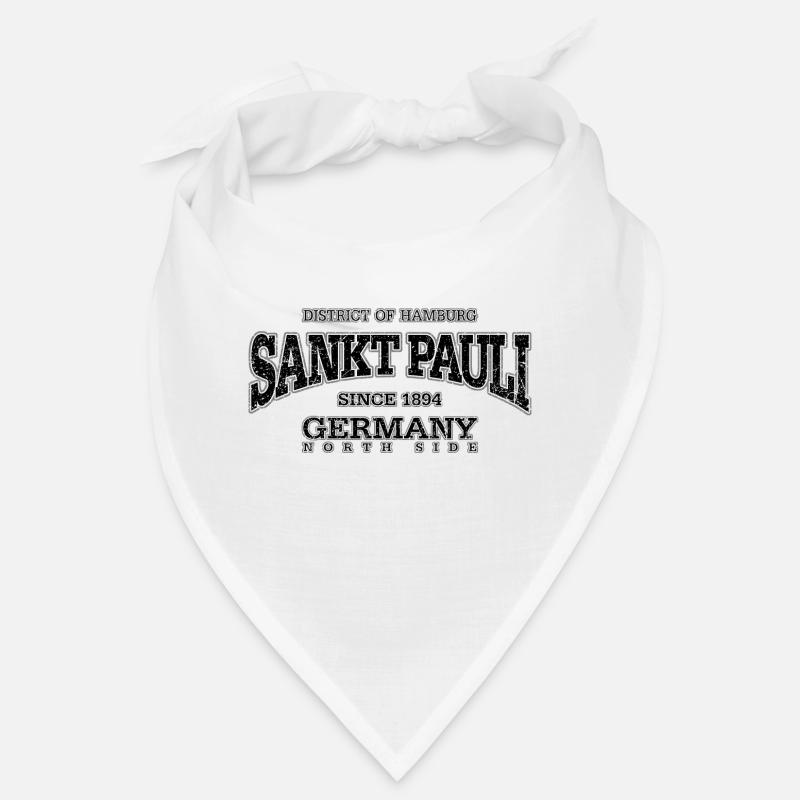 Sankt Pauli (à l'ancienne noir) Bandana