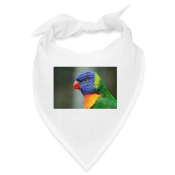 Honigpapagei alias Loris - Bandana - Weiß - Vorne