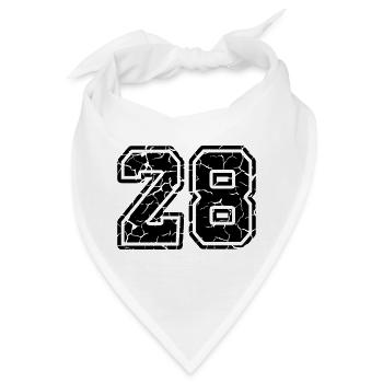 28 - Bandana - Weiß - Vorne