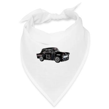  Farbe - Bandana - Weiß - Vorne
