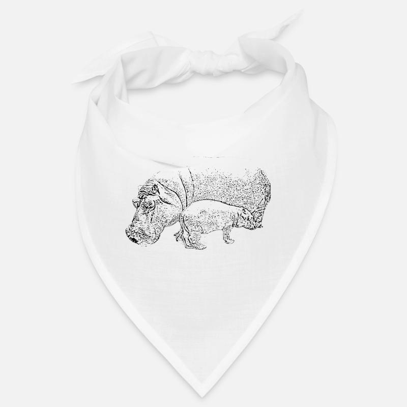 Hippo Bandana