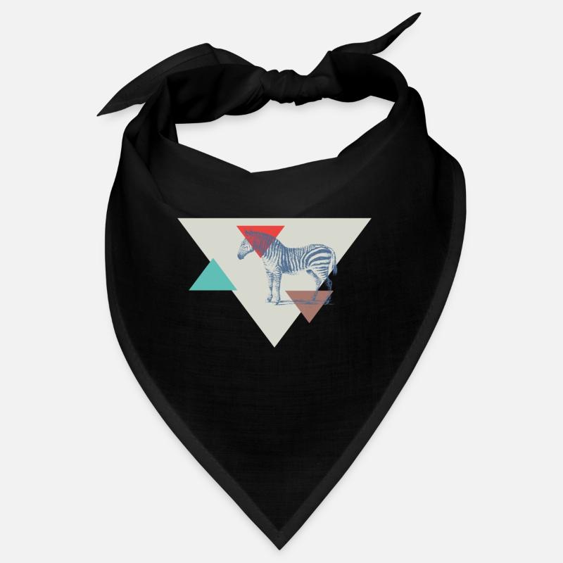 Conception de triangle de zèbre Bandana