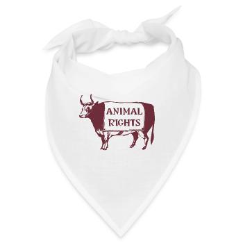 Animal Rights KUH - Bandana - Weiß - Vorne