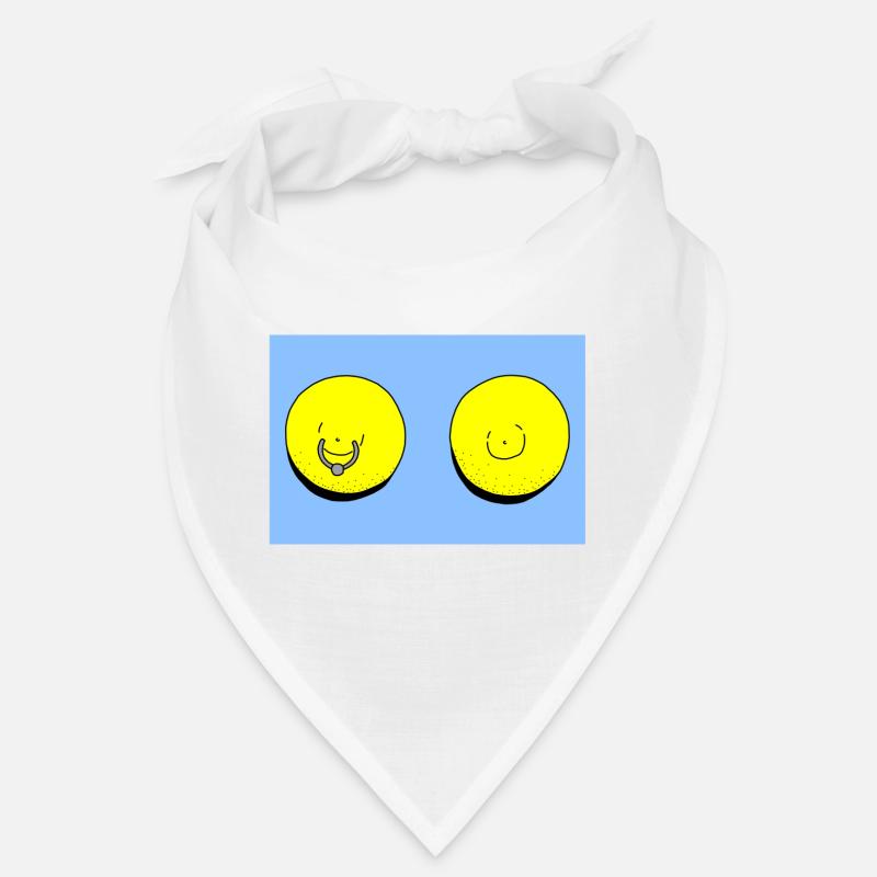 lemon light blue Bandana