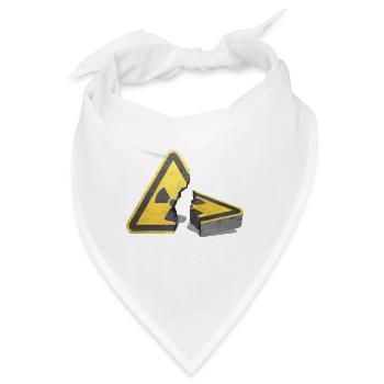 Atomausstieg! Atomkraft nein danke! - Bandana - Weiß - Vorne