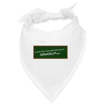 GENASIUM - Gymnasium falsch geschrieben ABIfeier - Bandana - Weiß - Vorne
