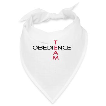 obedienceteam3 - Bandana - Weiß - Vorne