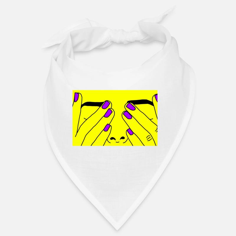 Face jaune Bandana