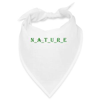 Natur - Bandana - Weiß - Vorne