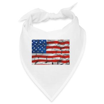 Amerika - Bandana - Weiß - Vorne