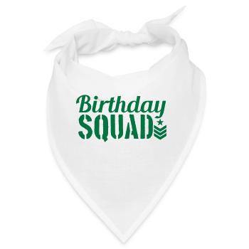 squad militaer armee army general komando einheit - Bandana - Weiß - Vorne
