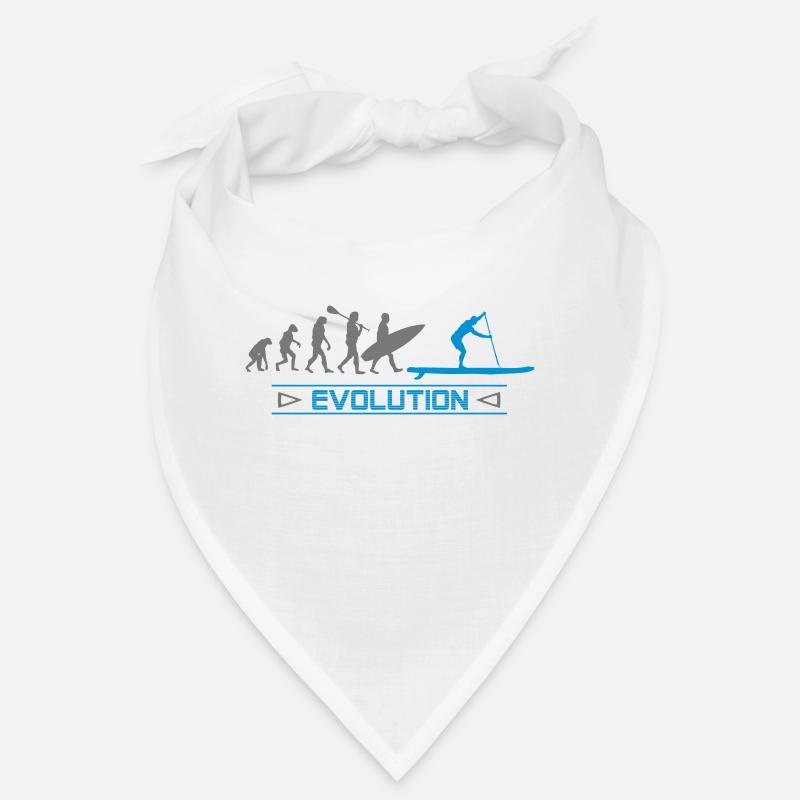 SUP Evolution - Stand Up Paddling Paddle Board - Bandana - Weiß