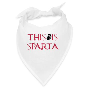 This is Sparta - Bandana - Weiß - Vorne