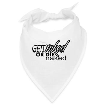tattoo - Bandana - Weiß - Vorne