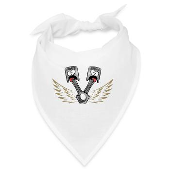 Kolben - Bandana - Weiß - Vorne