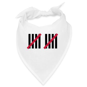 10 . Geburtstag - Bandana - Weiß - Vorne