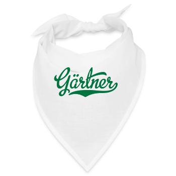 Gärtner - Bandana - Weiß - Vorne