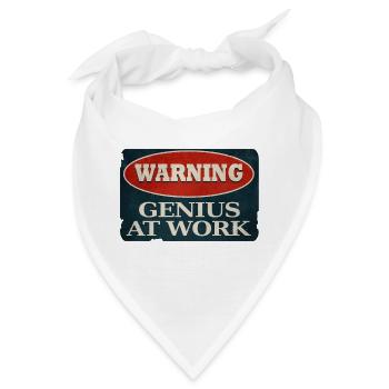Genius AT Work - Bandana - Weiß - Vorne