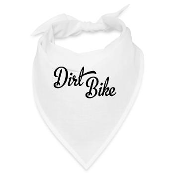 dirt bike - Bandana - Weiß - Vorne