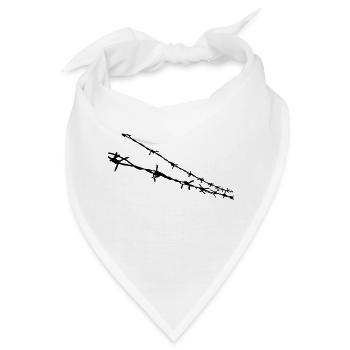 Stacheldraht - Bandana - Weiß - Vorne