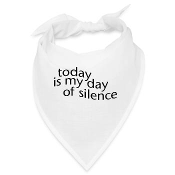 day of silence - Bandana - Weiß - Vorne