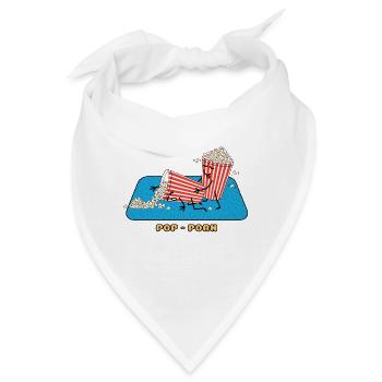 Poppornos - Bandana - Weiß - Vorne