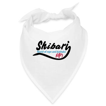 Shibari World 1 3-farbig - Bandana - Weiß - Vorne