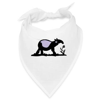 Tapir - Bandana - Weiß - Vorne