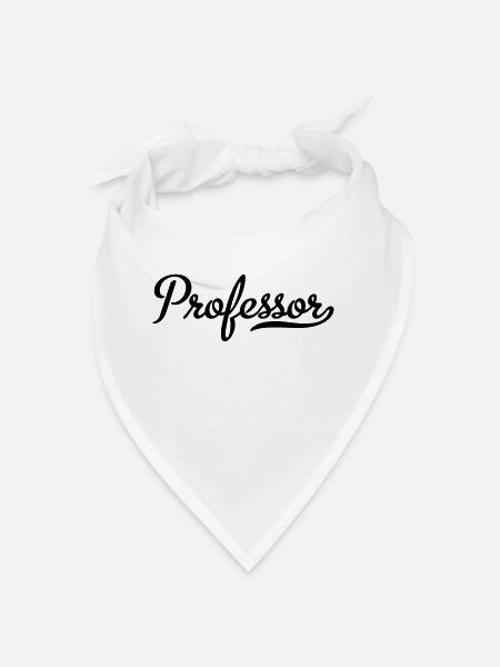 Professor - Bandana - Weiß - Vorne