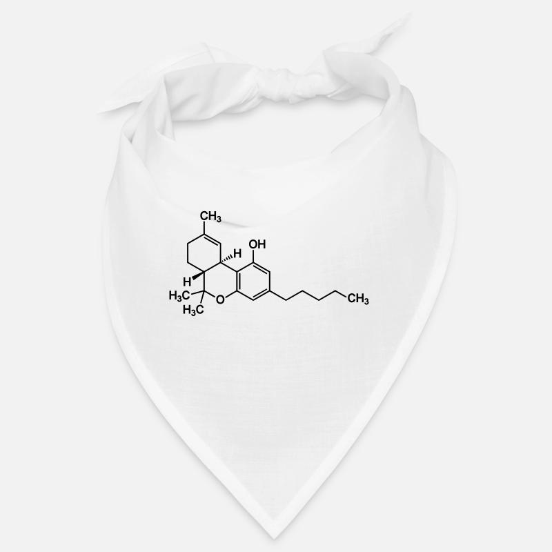 THC tetrahydrocannabinol molecule Bandana