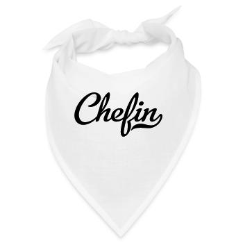 Chefin - Bandana - Weiß - Vorne